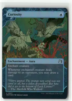 Curiosity FOIL - Wilds of Eldraine Enchanting Tales MTG NM - Image 1