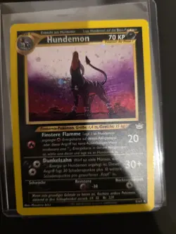 Hundemon (Houndoom) 8/64 Neo Revelation (German Language) Holo Pokemon - Image 1