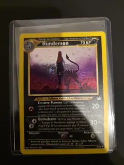 Hundemon (Houndoom) 8/64 Neo Revelation (German Language) Holo Pokemon - Image 4