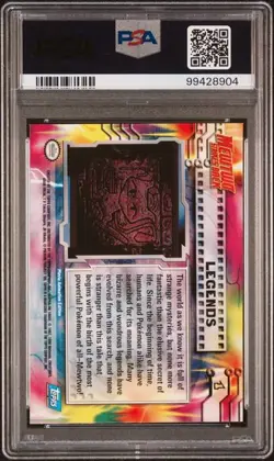 1999 TOPPS POKEMON THE MOVIE EDT LEGENDS-RAINBOW FOIL #1 MOVIE EDITION PSA 6 - Image 2