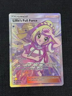 Pokemon Lillie's Full Force 230/236 Sun & Moon Cosmic Eclipse Holo Rare TCG - NM - Image 1
