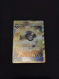 Pokemon TCG Ultra Ball 161/149 Secret Rare Sun & Moon - Image 1