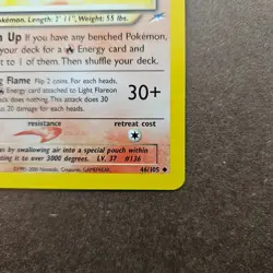 Light Flareon 46/105 - Pokemon Neo Destiny Uncommon Unlimited - LP - Image 5