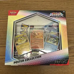 BRAND NEW-Pokemon TCG Prismatic Evolutions Poster Collection & Charizard ex Box - Image 5