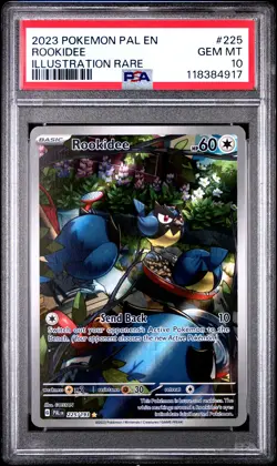 2023 POKEMON PAL EN-PALDEA EVOLVED ILLUSTRATION RARE #225 ROOKIDEE PSA 10 - Image 1