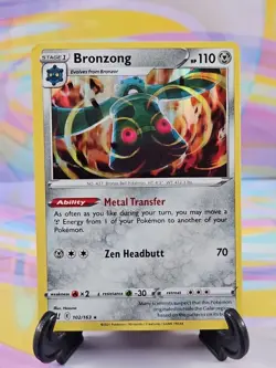 Pokemon TCG Battle Styles Card | Bronzong Holo 102/163 Rare - Image 1