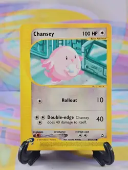 Pokemon TCG Aquapolis Card | Chansey 69/147 Common - Image 1