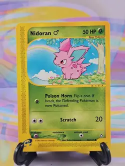 Pokemon TCG Aquapolis Card | Nidoran 96/147 Common - Image 1