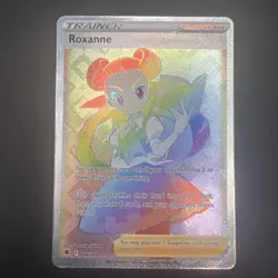 Pokemon TCG Roxanne Astral Radiance Holo Card 206/189 Secret Rare - Image 1