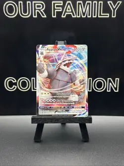 Pokemon Card Aggron VMAX 097/172 Brilliant Stars Full Art Holo Near Mint - Image 1