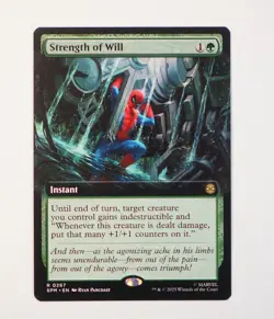 Spider-Man Magic the Gathering Strength of Will #0267 Rare Extended Card - Image 1