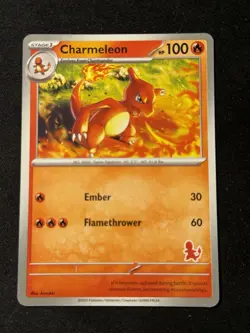 Charmeleon (Charmander Stamped) My First Battle Deck Promo Rare Pokemon Card NM - Image 1