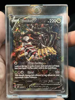 Giratina V Alt Art #186/196 Lost Origin Holo Pokemon Card - Near Mint CLEAN - Image 1