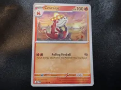 Crocalor 024/182 INSUFFICIENT INK ERROR Uncommon Pokemon Card - Image 1