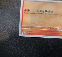 Crocalor 024/182 INSUFFICIENT INK ERROR Uncommon Pokemon Card - Image 2