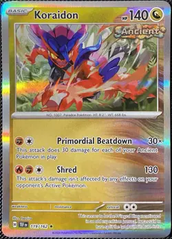 Koraidon 119/162 SV05: Temporal Forces Holo - Pokemon Card - Image 1