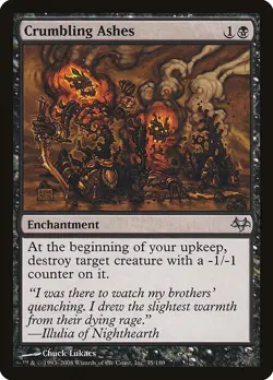 Crumbling Ashes 1x MtG Eventide SP/NM - Image 1