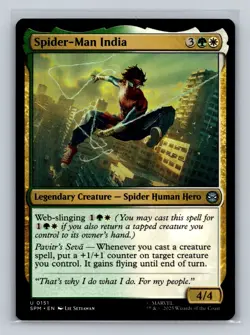 MTG Marvel's Spider-Man #151 Spider-Man India Uncommon tcg NM - Image 1