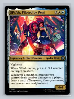 MTG Marvel's Spider-Man #147 SP//dr, Piloted by Peni Uncommon tcg NM - Image 1