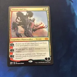 MTG Magic the Gathering Wrenn and Six (296/686) Double Masters 2022 NM - Image 1