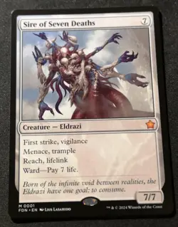 Sire Of Seven Deaths - FDN - MTG - EN - NM - 0001 - Image 1