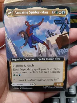 MTG NYCC 2025 EXCLUSIVE AMAZING SPIDER-MAN PROMO CARD - Image 1