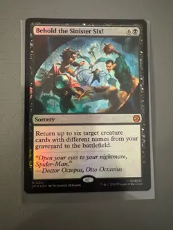 MTG Marvel's Spider-Man Behold The Sinister Six #51 Mythic Foil Sorcery Single - Image 1