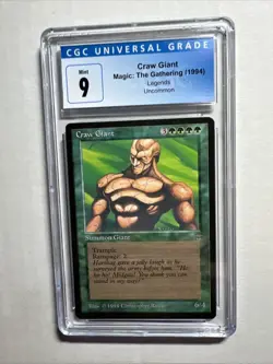 MTG Legends Craw Giant CGC 9 MINT 1994 release - Image 1