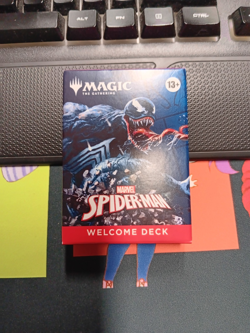 NYCC 2025 MTG Spider-Man Black Welcome Deck Venom - Image 1