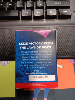 NYCC 2025 MTG Spider-Man Black Welcome Deck Venom - Image 2