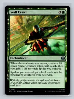 MTG Marvel's Spider-Man #121 Wall Crawl Uncommon tcg NM - Image 1