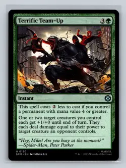 MTG Marvel's Spider-Man #120 Terrific Team-Up Uncommon tcg NM - Image 1