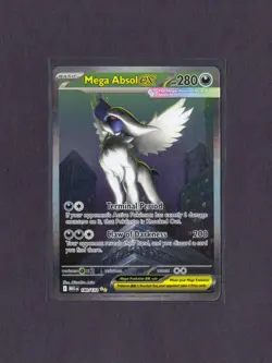 Mega Absol ex Special Illustration Rare 180/132 ME01: Mega Evolution Pokemon - Image 1