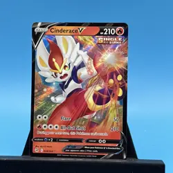Cinderace V 044/264 Swsh08: Fusion Strike Holo Pokemon TCG Near Mint - Image 1