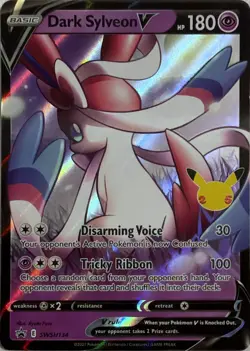 Pokemon TCG Dark Sylveon V SWSH134 SWSH Black Star Promos - Image 1