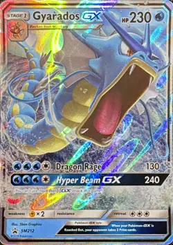 Pokemon TCG Gyarados GX SM212 SM Black Star Promos - Image 1