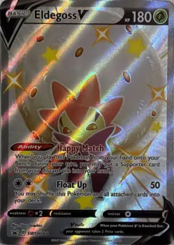 Pokemon TCG Eldegoss V SWSH084 SWSH Black Star Promos - Image 1