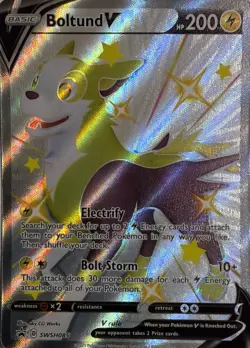 Pokemon TCG Boltund V SWSH085 SWSH Black Star Promos - Image 1