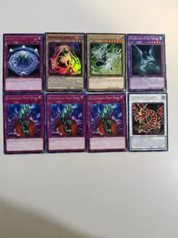 Yugioh Card Lot Nm 8 Cards - Image 1