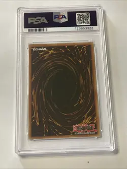 2023 Yugioh Dark Magician SBC1-ENG01 1st Edition NM Secret Rare NM-MT PSA 8 - Image 2