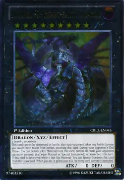 Yugioh! LP Number 92: Heart-eartH Dragon - CBLZ-EN045 - Ultimate Rare - 1st Edit - Image 1