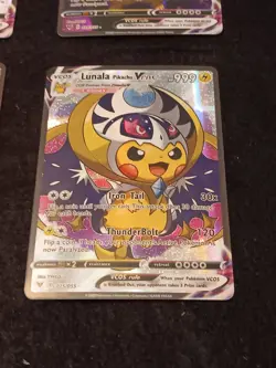4 Pikachu Pokemon Card Holo GX VSTAR VMAX GX EX Cosplay Art - Image 4