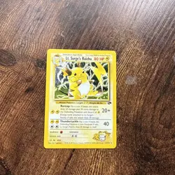 Lt. Surge's Raichu 11/132 Holo Rare Gym Challenge Pokemon Card - Image 1