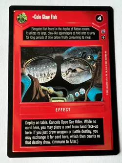 Star Wars CCG SWCCG Colo Claw Fish Reflections 3 III Premium Card Rare - Image 1