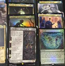 MTG - Magic The Gathering - Lord Of The Rings FOILs LOTR + Rares - 87 Card Lot - Image 4