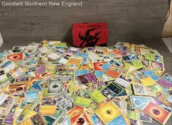 2.5LB Lot of Miscellaneous Pokemon Cards TCG CCG in Collectible Box - Image 1