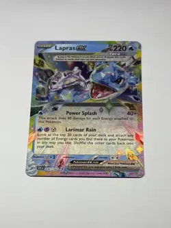 Pokemon Card Holo Foil Lapras ex 032/142 Double Rare SV07: Stellar Crown M/NM - Image 1