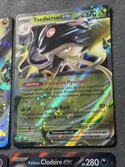 Pokemon Cards ex Lot Rare Holo Texture Farigiraf Vespiquen, Noivern Iron Leaves - Image 5