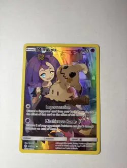 Pokemon Mimikyu 245/236 SM Cosmic Eclipse Full Art Secret Rare Card NM - Image 1