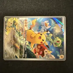 Pokemon Pikachu 27 SV Scarlet Violet Promo Card Black Star Rare Holo - Image 2